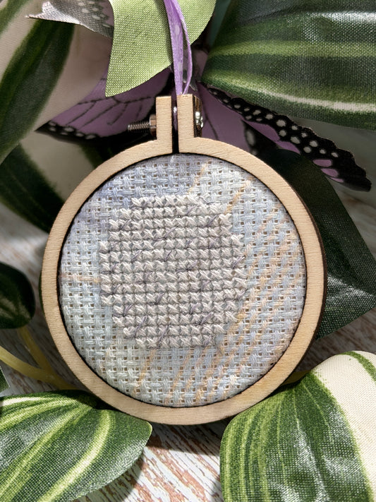Easter Cross Stitch Keepsake Ornament