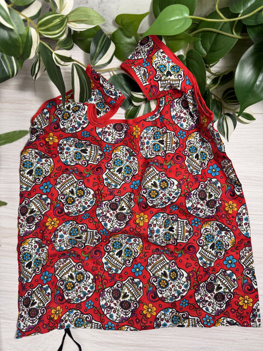 Roll Up Bag – Handmade Reusable Cotton Shopping Bag (Australia)