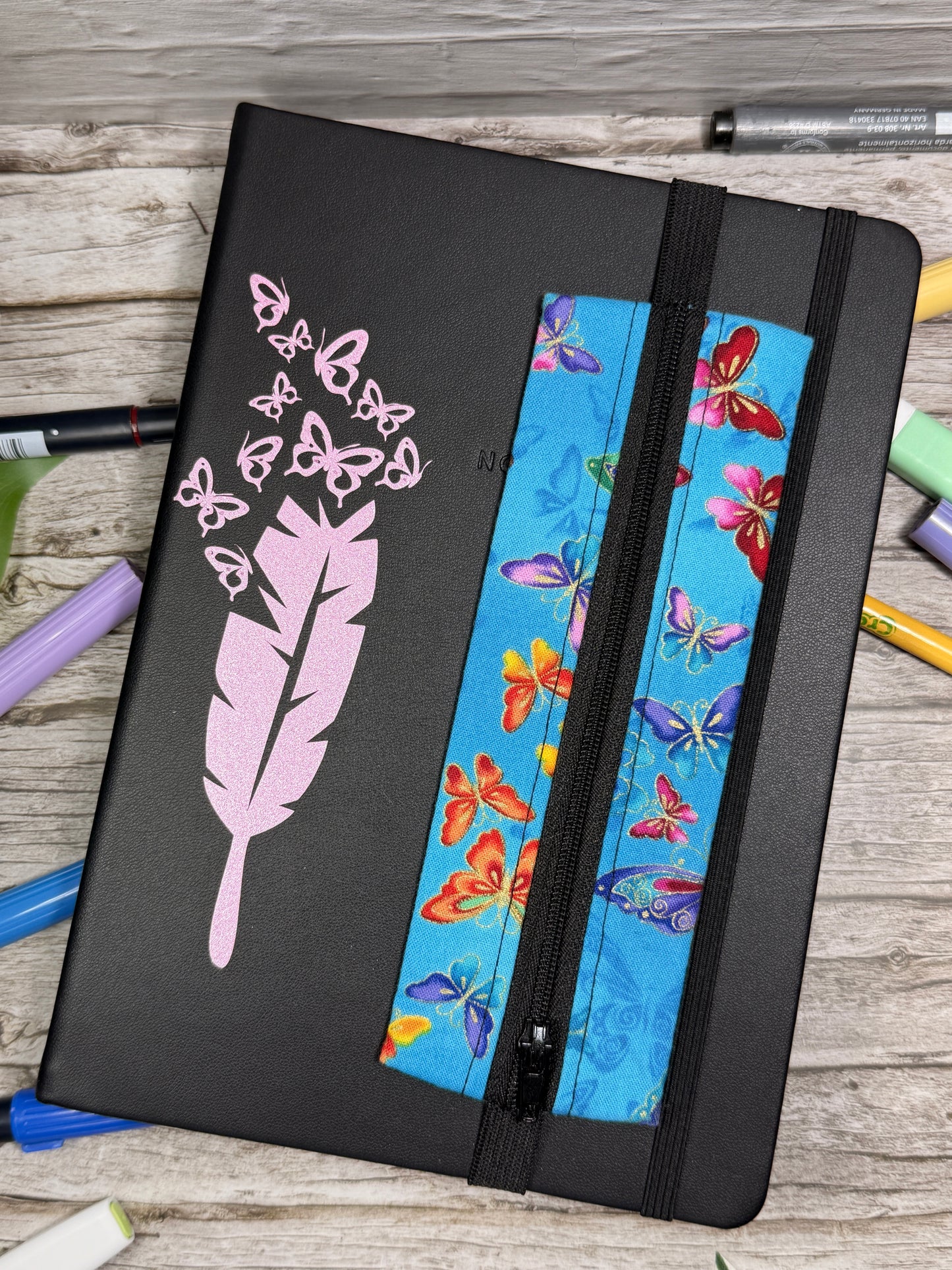 Notebook And Matching Overbook Pouch Set
