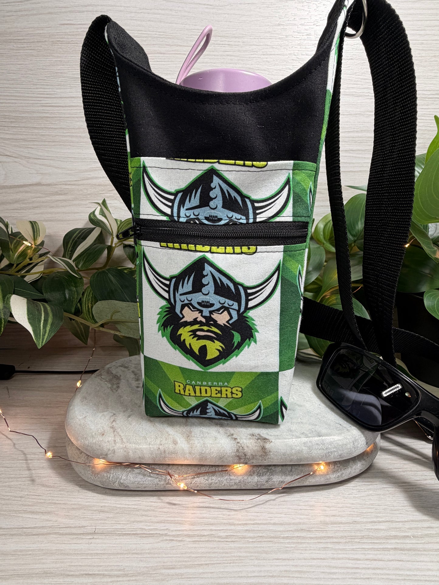 Drink Bottle Bag with Phone Pocket