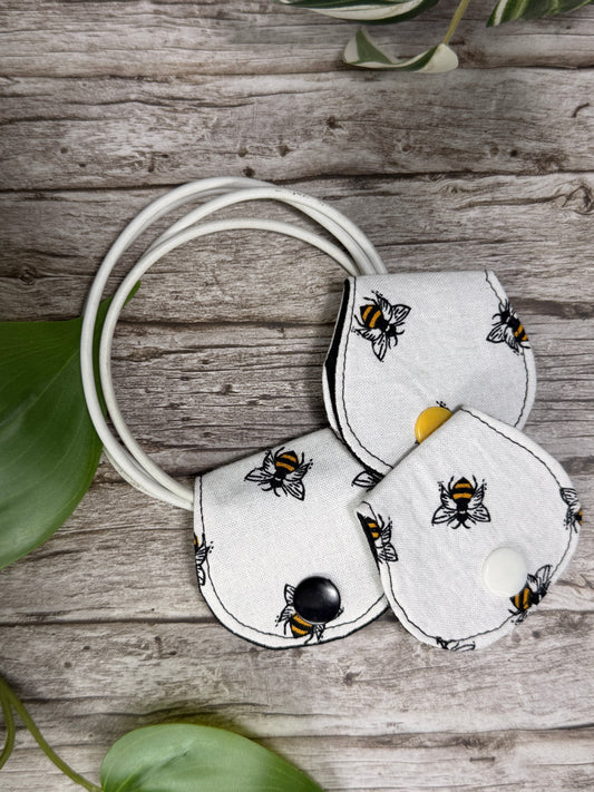 Cable Organiser – Snap Close Cord Tidy (Handmade Fabric)