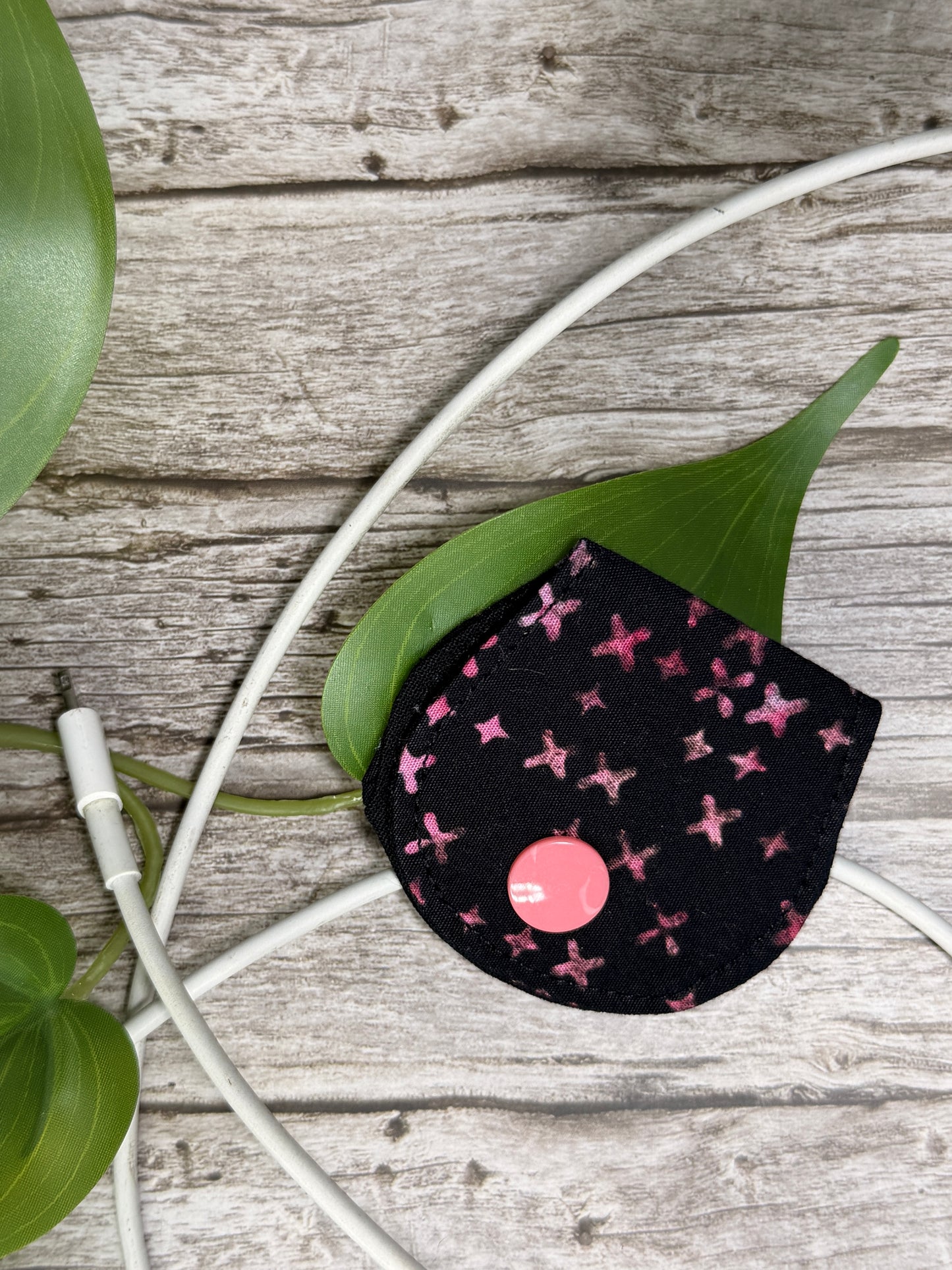 Cable Organiser – Snap Close Cord Tidy (Handmade Fabric)