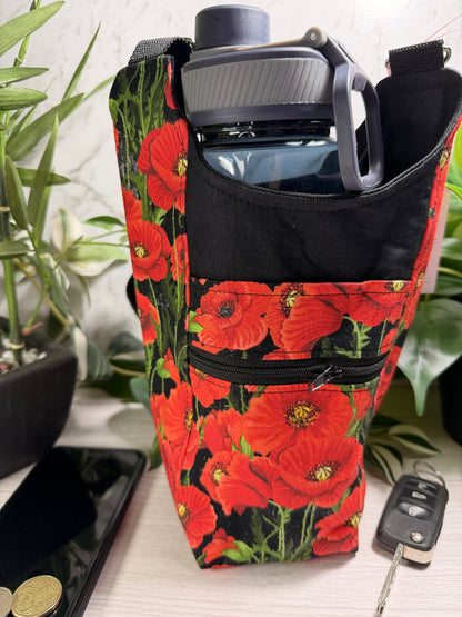 Drink Bottle Bag with Phone Pocket