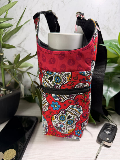Drink Bottle Bag with Phone Pocket