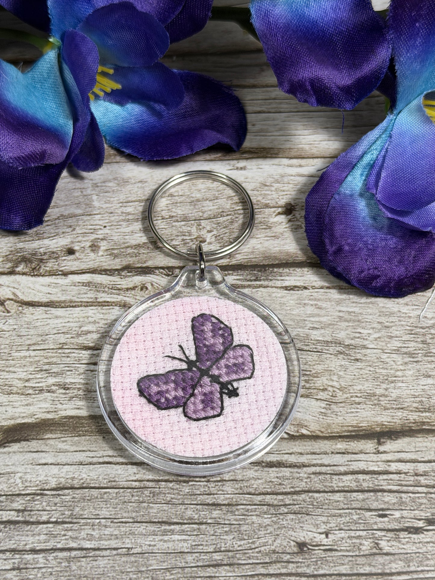Handmade Cross Stitch Keyrings