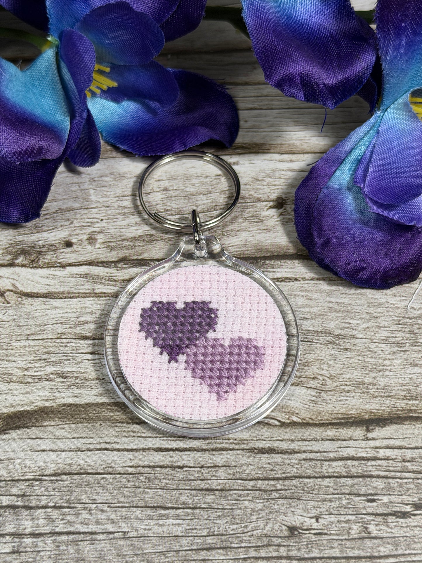 Handmade Cross Stitch Keyrings