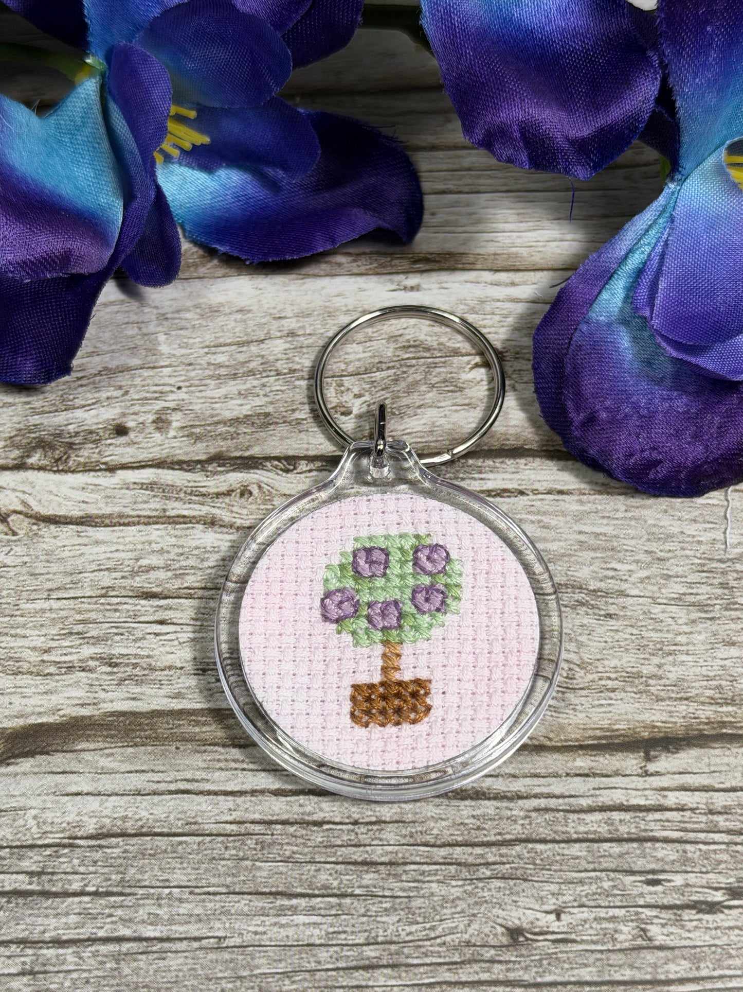 Handmade Cross Stitch Keyrings