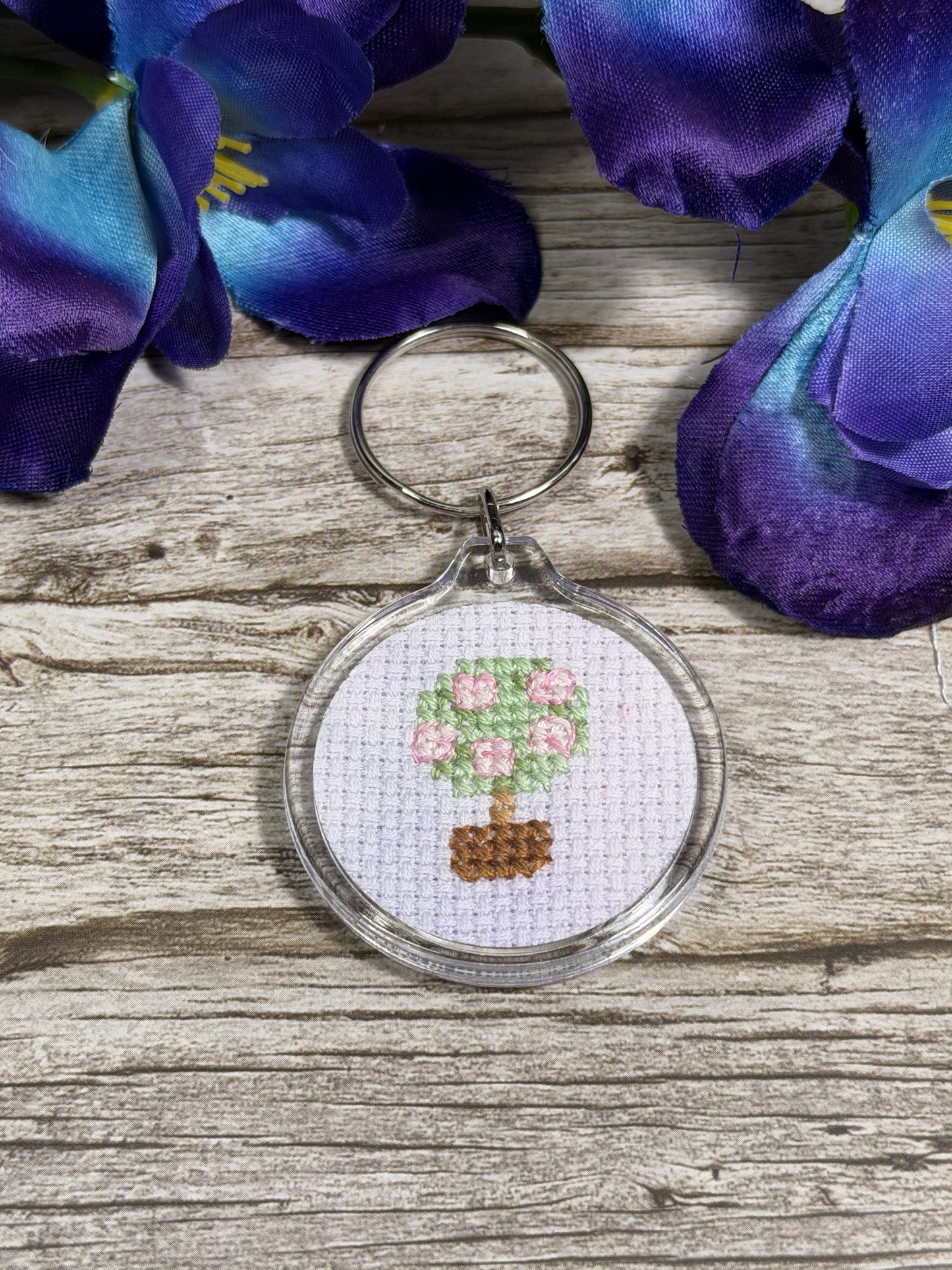 Handmade Cross Stitch Keyrings