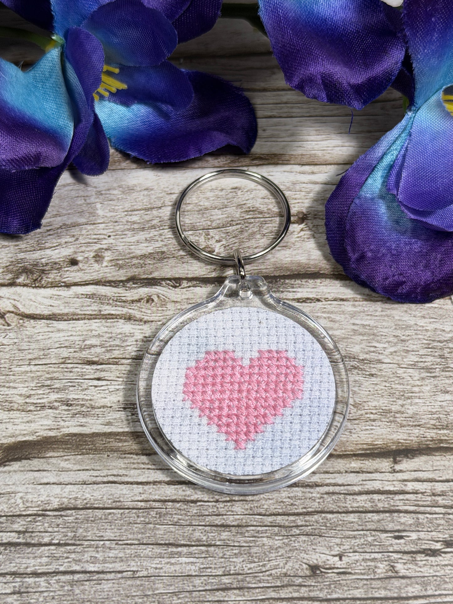 Handmade Cross Stitch Keyrings