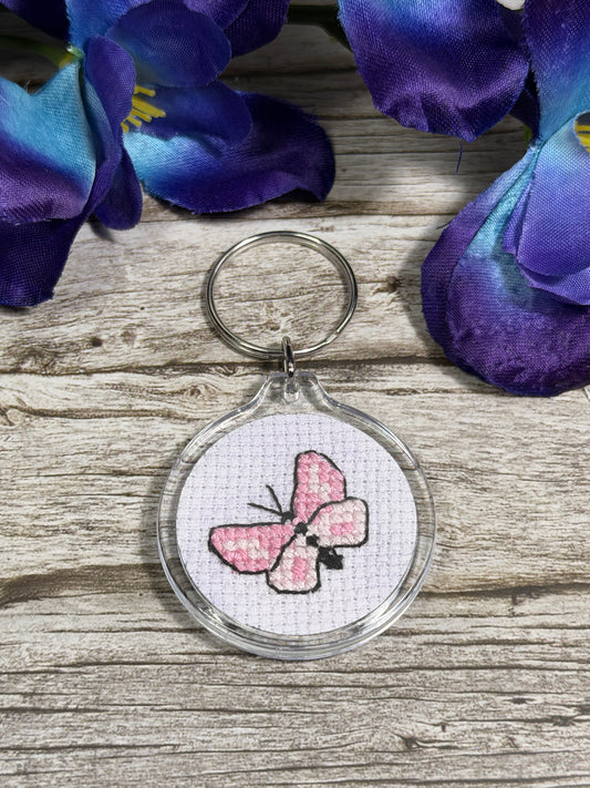 Handmade Cross Stitch Keyrings