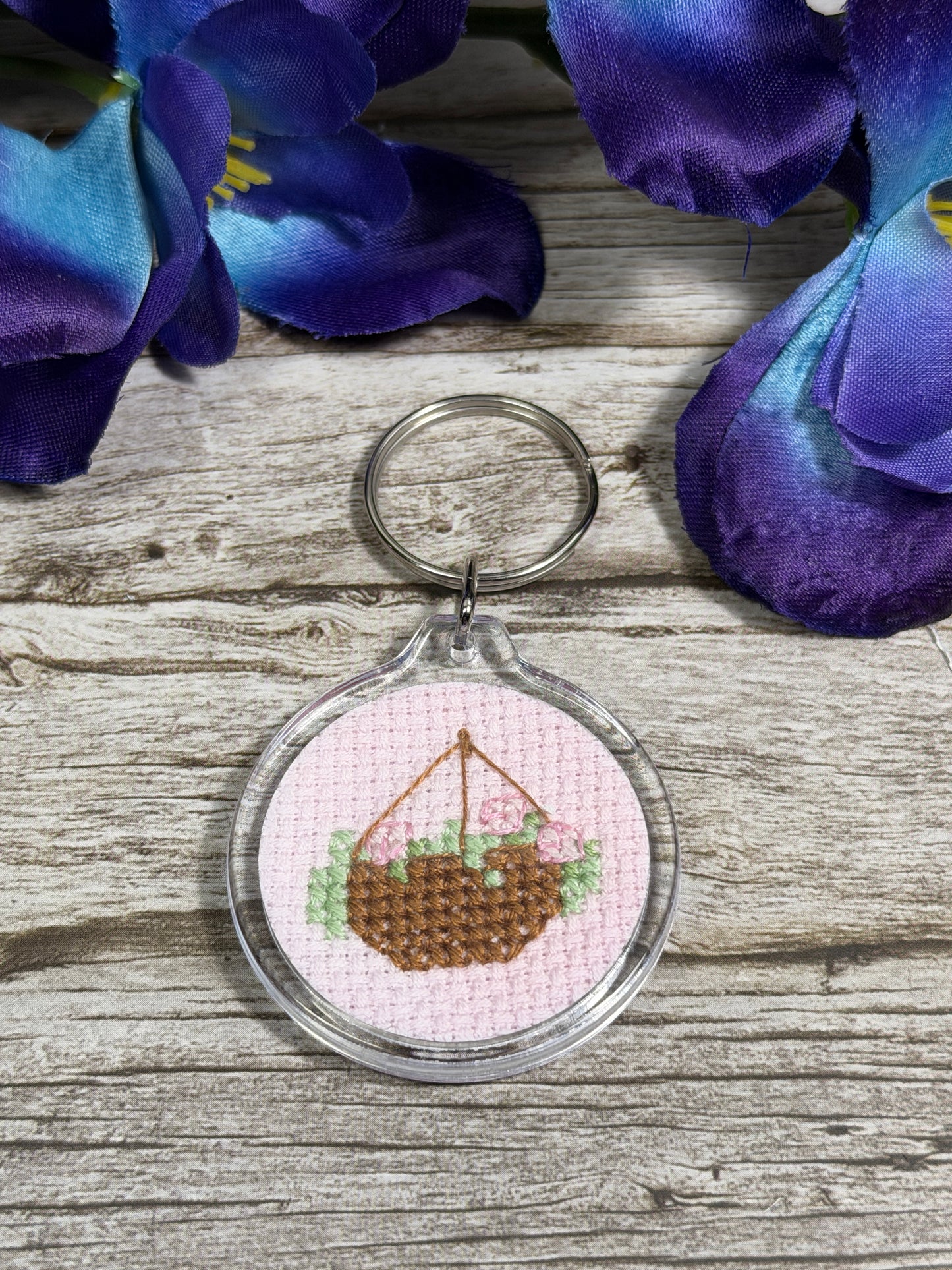 Handmade Cross Stitch Keyrings