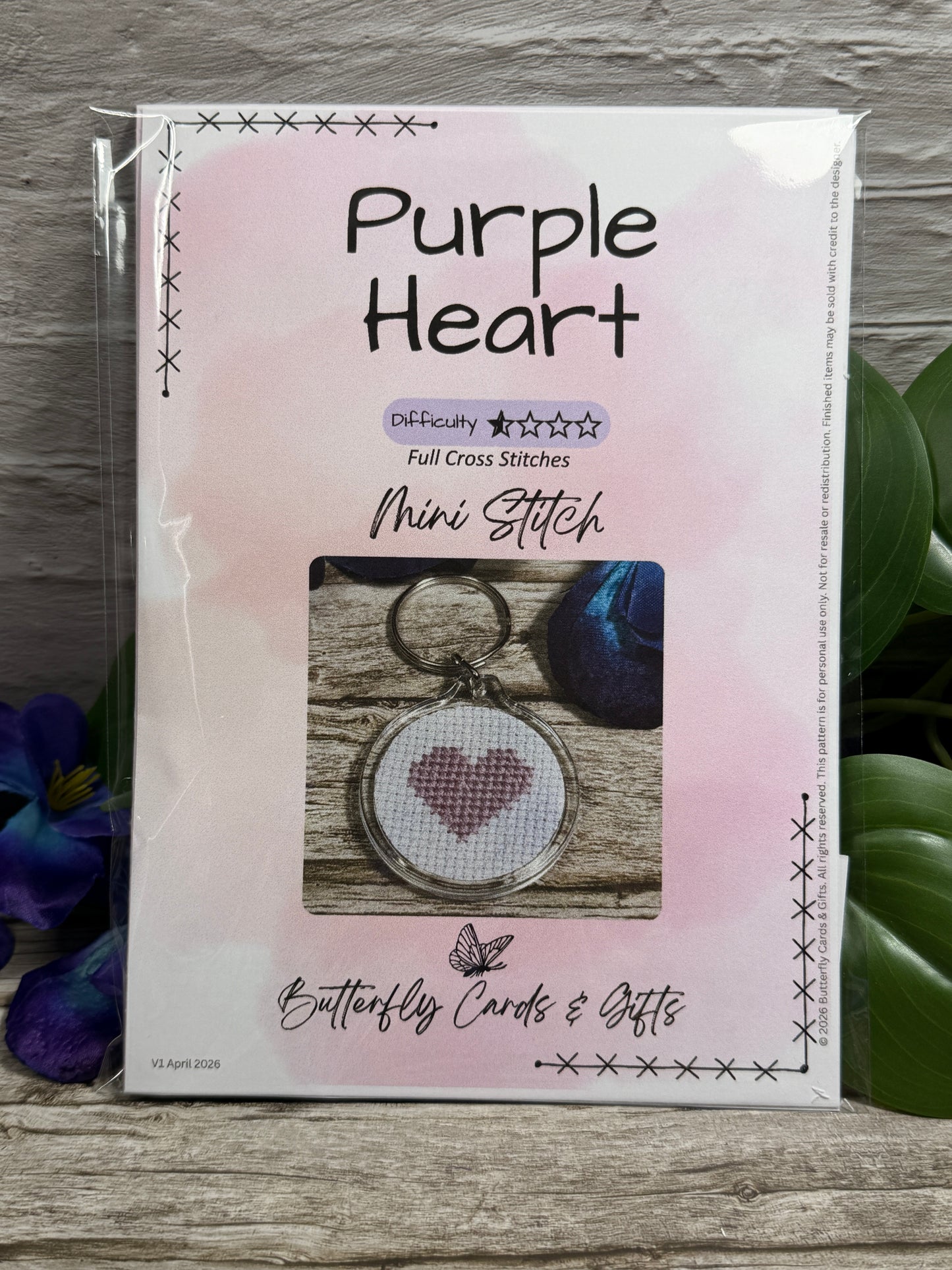 Mini Cross Stitch Kit | Quick Stitch Project