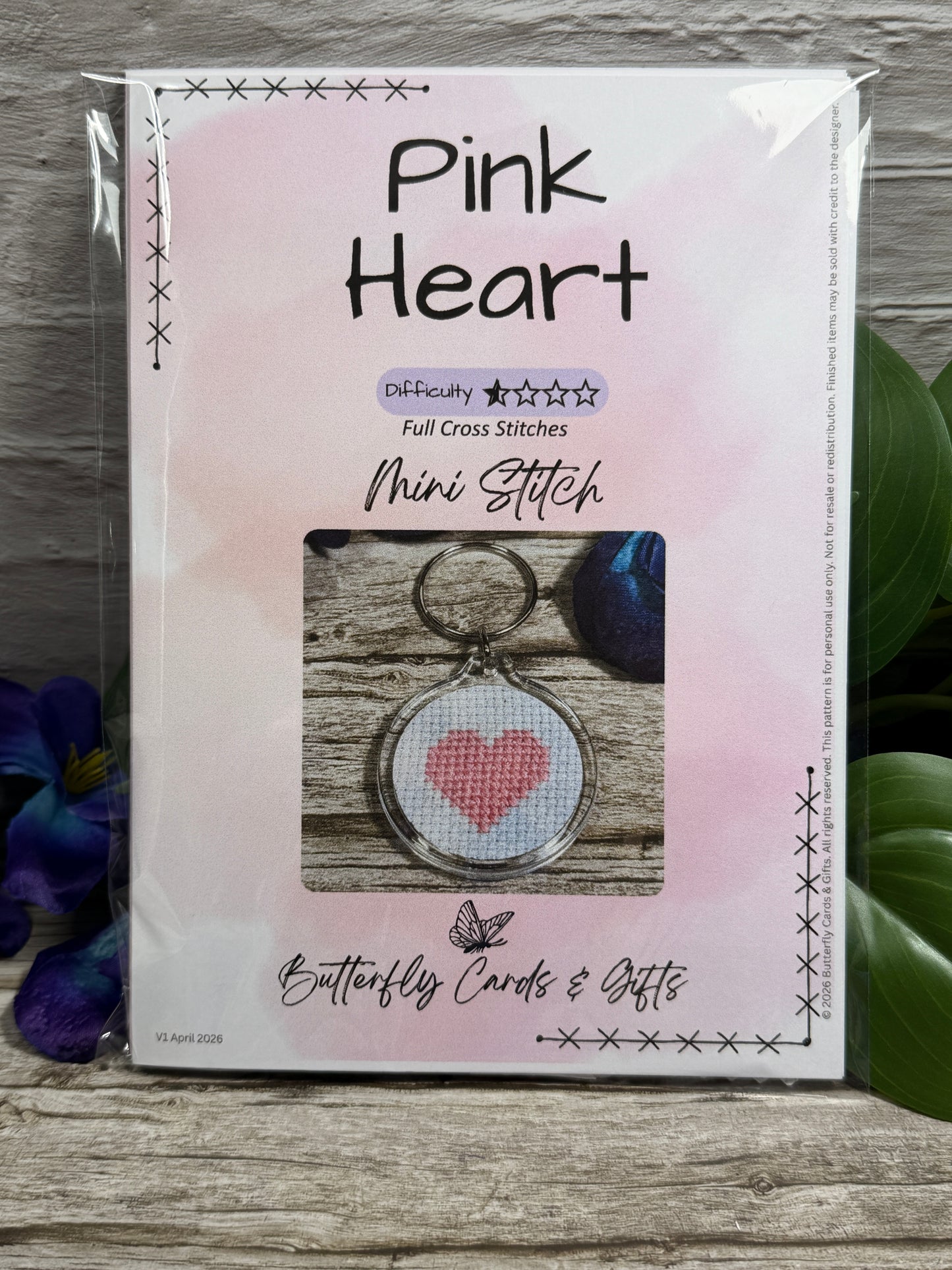 Mini Cross Stitch Kit | Quick Stitch Project