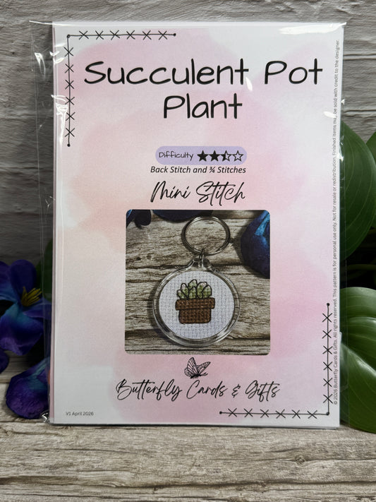 Mini Cross Stitch Kit | Quick Stitch Project