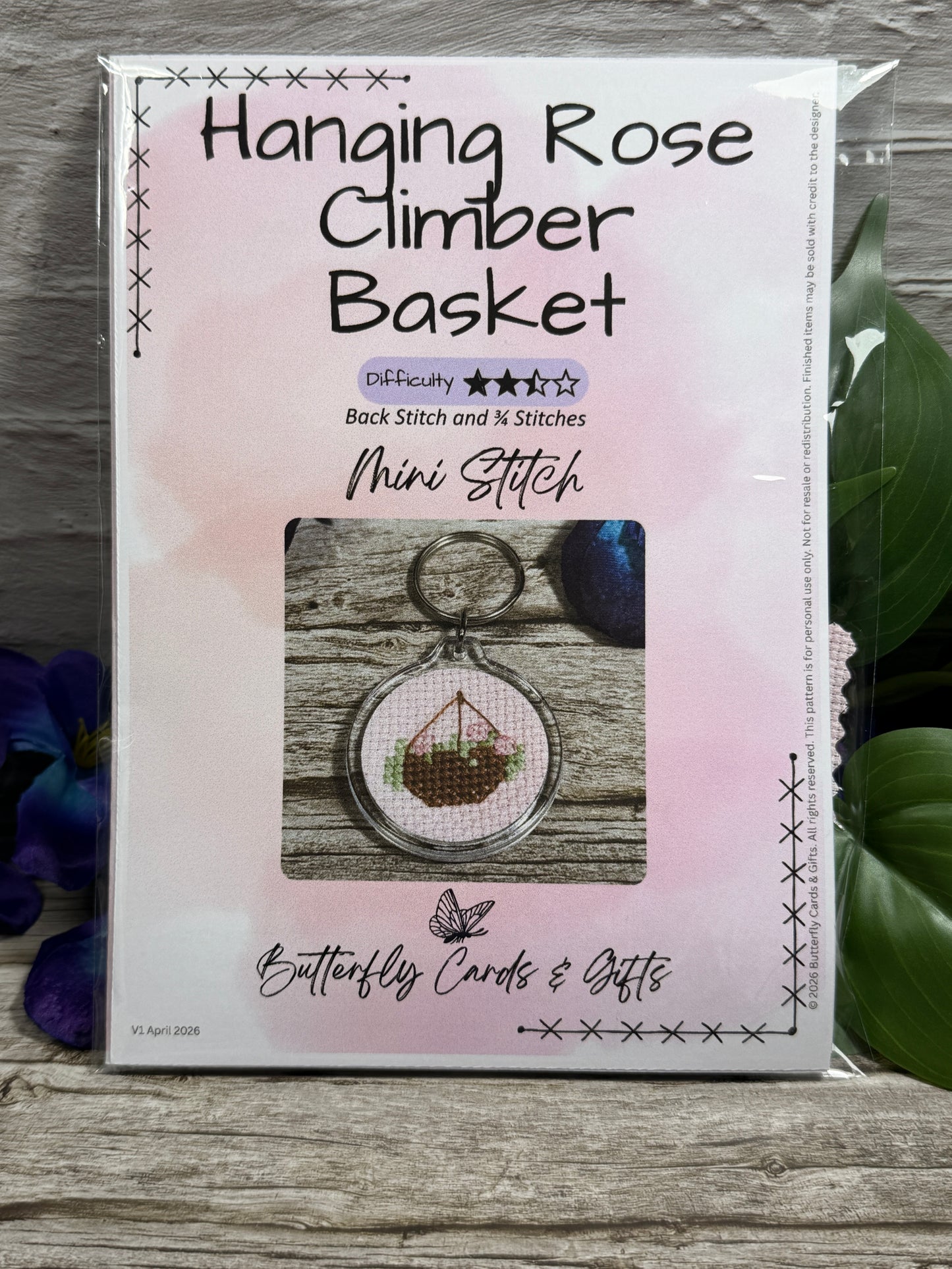 Mini Cross Stitch Kit | Quick Stitch Project