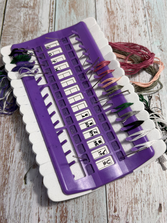 Needle Parking Thread Organiser for Cross Stitch