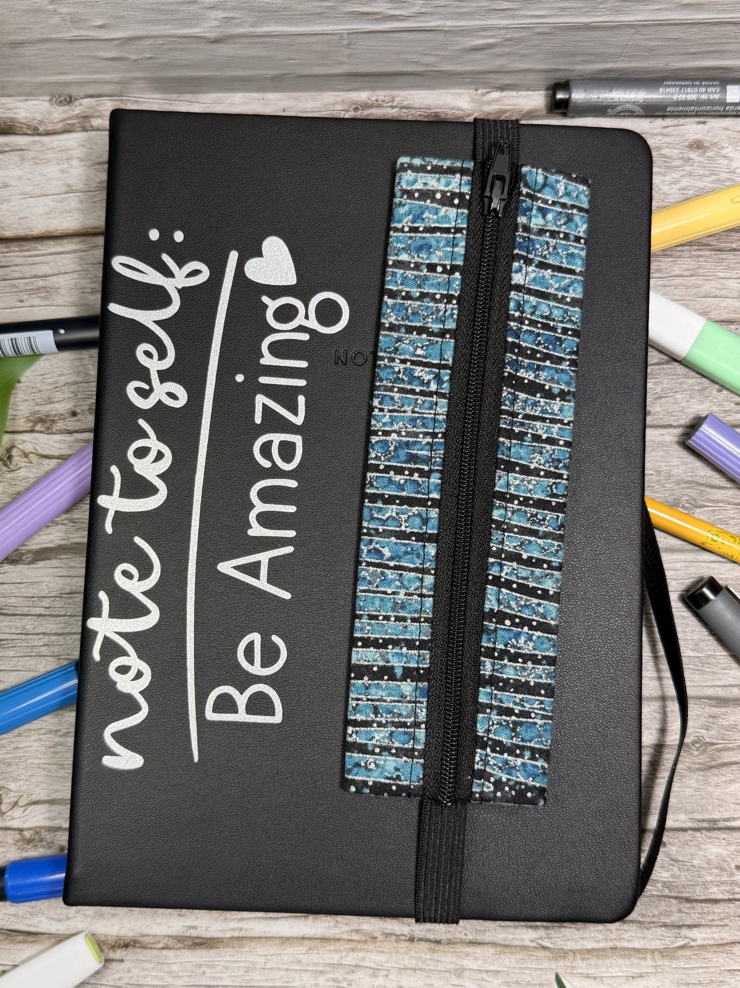 Notebook And Matching Overbook Pouch Set