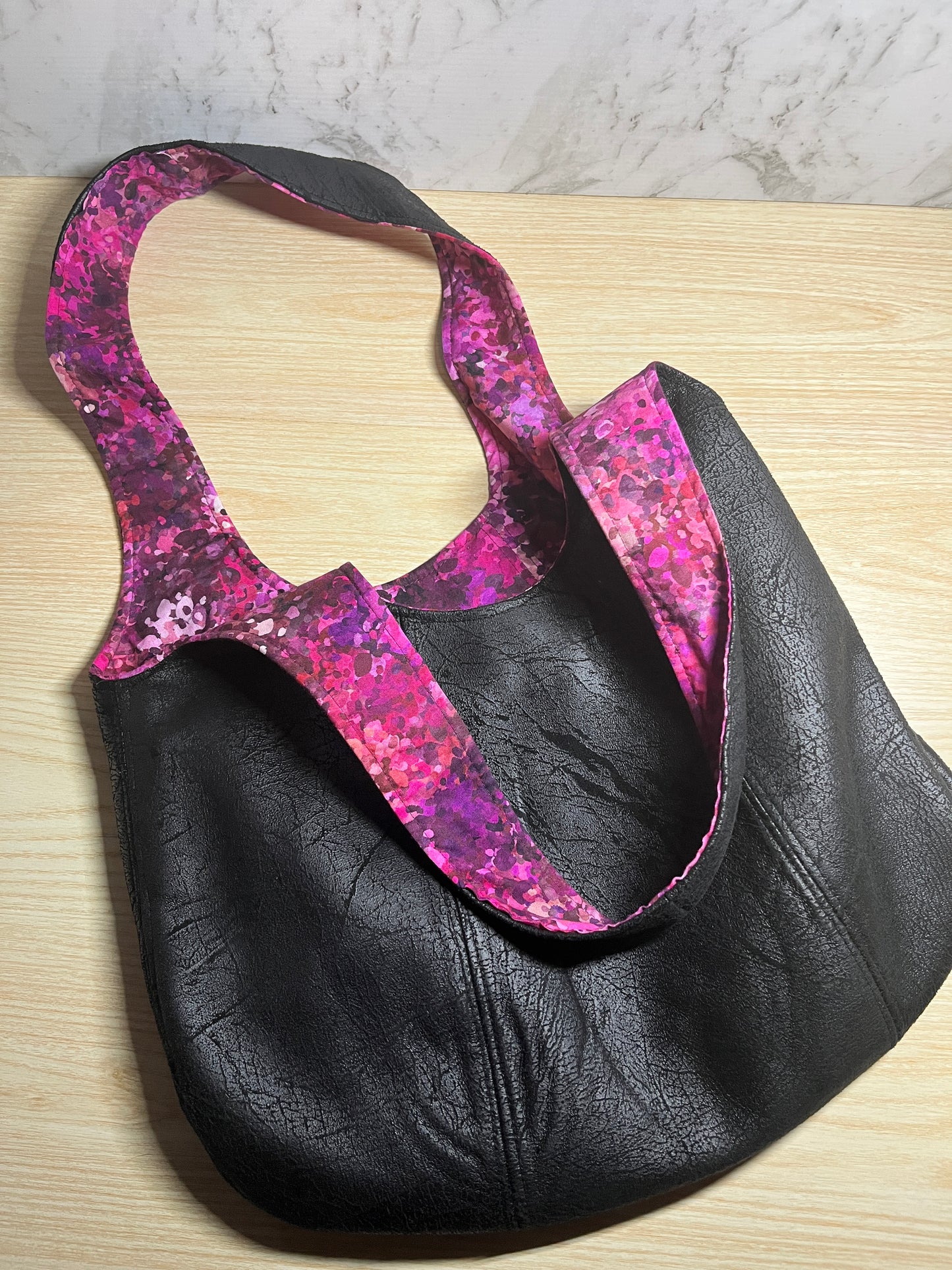 Slouch Shoulder Bag - Double Strap Handbag