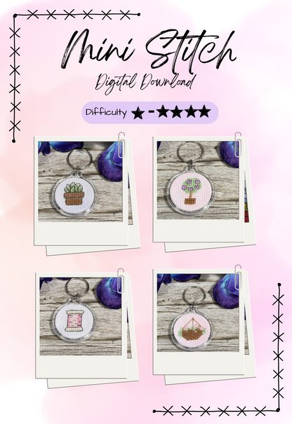 Mini Stitch Digital Cross Stitch Pattern - Digital Download
