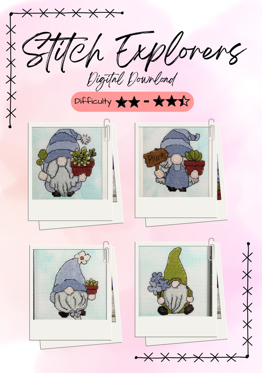 Cross Stitch Patterns - Stitch Explorer Digital Cross Stitch Pattern -Digital Download