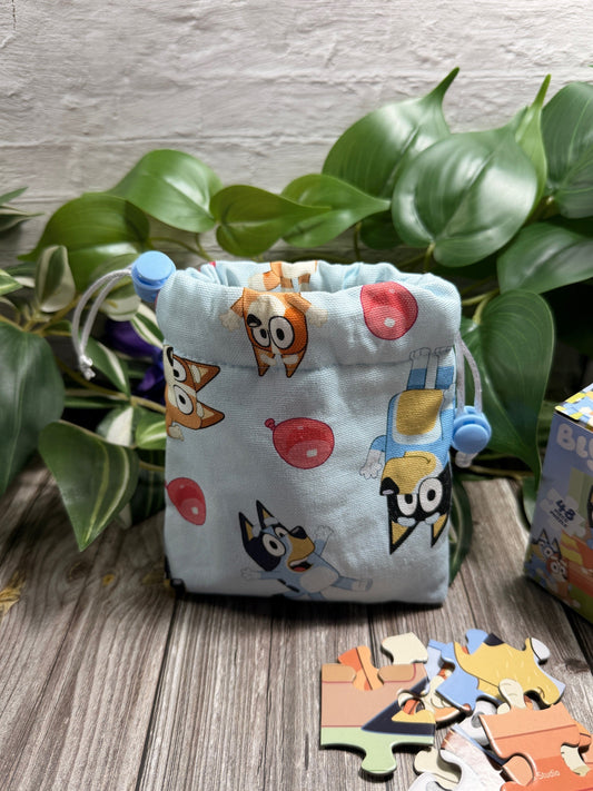 Kids Treasure Pouch – Handmade Drawstring Bag for Little Collectors